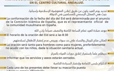 Instrucciones Eid Al Fitr en el centro