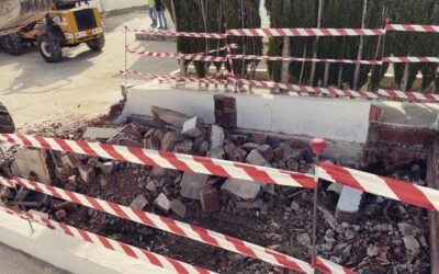 Obras en el cementerio Islámico de Fuengirola, Mijas