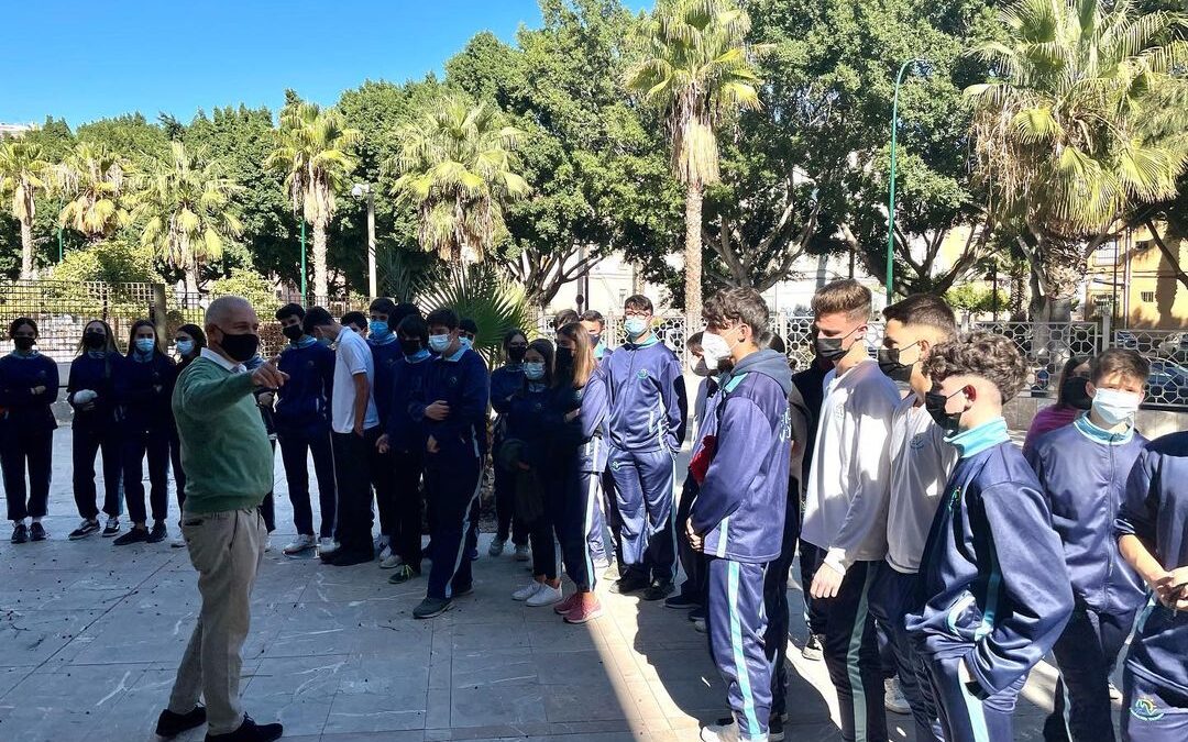 Recibimiento estudiantes del colegio Santa Rosa de Lima