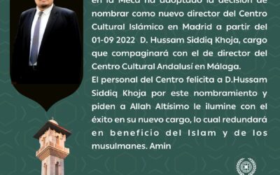 Nombramiento a D. Hussam Siddiq director Centro Cultural Islámico en Madrid