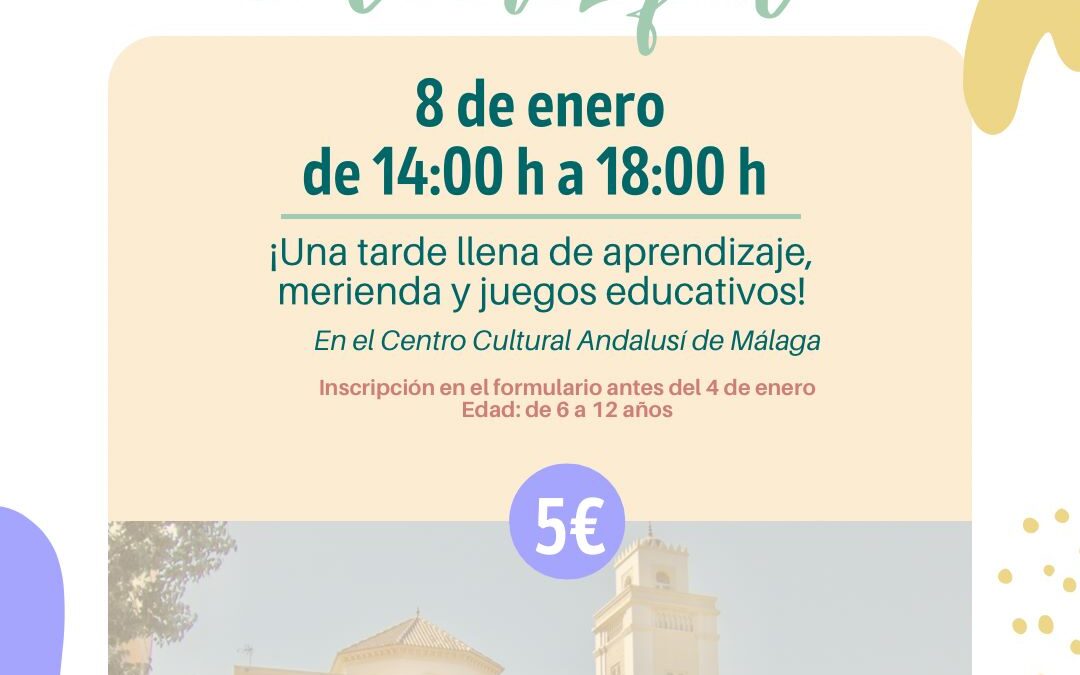 Diversión en la mezquita – 8 de enero de 14:00h a 18:00h