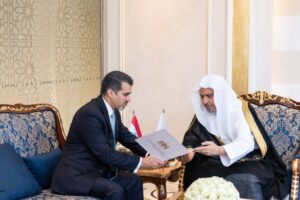 Lee más sobre el artículo El ministerio de Asuntos exteriores de Iraq anunció que el Secretario General, el Sheij Mohammed Alissa, recibió una invitación oficial del Primer Ministro iraquí, Mohamed Shia al-Soudani, para visitar la República de Iraq y reunirse con varias autoridades y personalidades religiosas.
