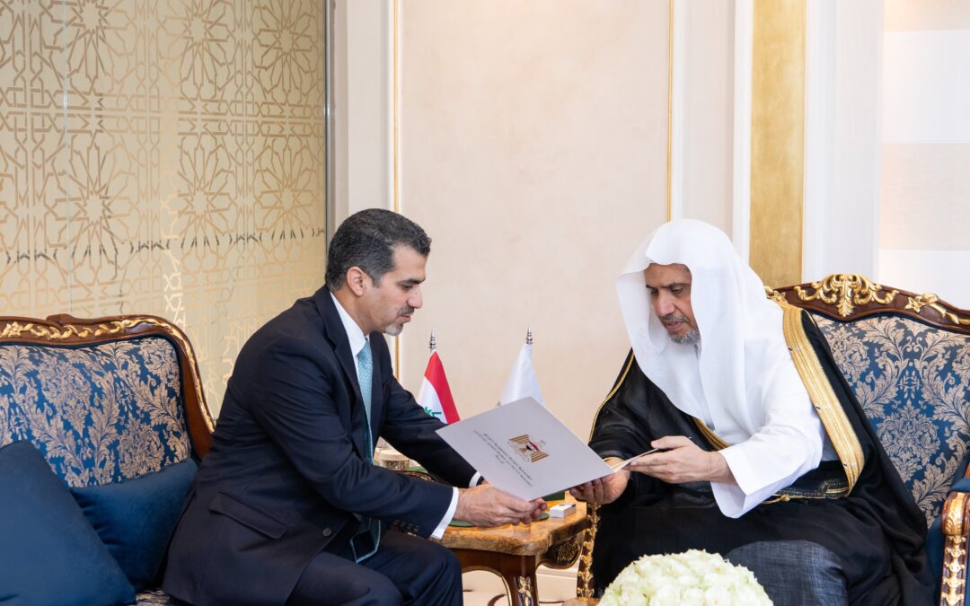 El ministerio de Asuntos exteriores de Iraq anunció que el Secretario General, el Sheij Mohammed Alissa, recibió una invitación oficial del Primer Ministro iraquí, Mohamed Shia al-Soudani, para visitar la República de Iraq y reunirse con varias autoridades y personalidades religiosas.